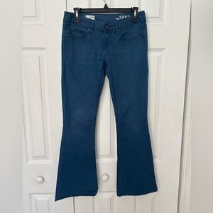 GAP Women's Wide Leg Jeans in Dark Blue